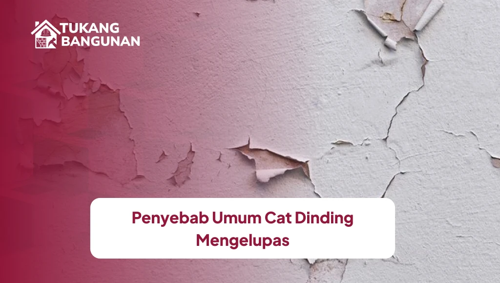 Penyebab Umum Cat Dinding Mengelupas