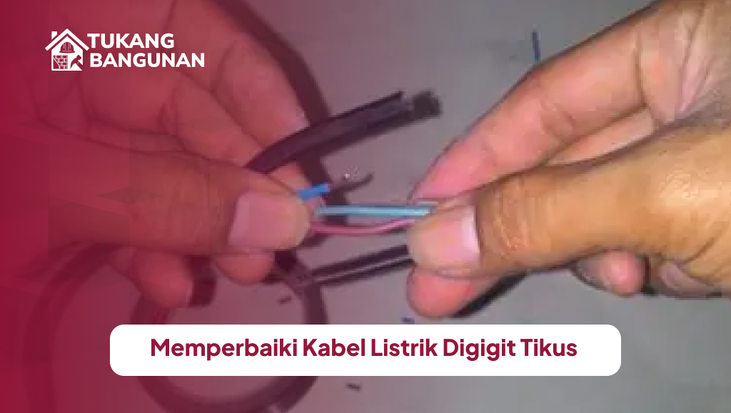 Memperbaiki Kabel Listrik Digigit Tikus