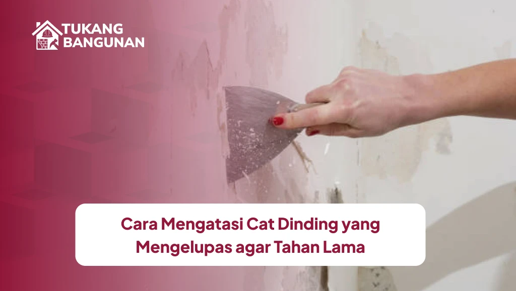 Cara Mengatasi Cat Dinding yang Mengelupas agar Tahan Lama