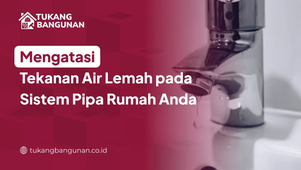 Mengatasi Tekanan Air Lemah pada Sistem Pipa Rumah Anda