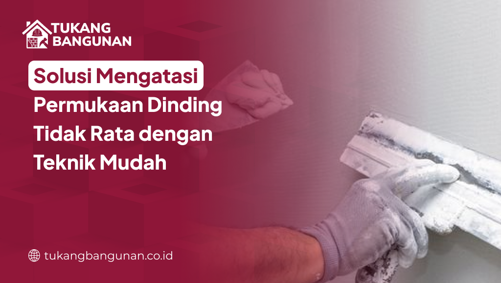Solusi Mengatasi Permukaan Dinding Tidak Rata dengan Teknik Mudah