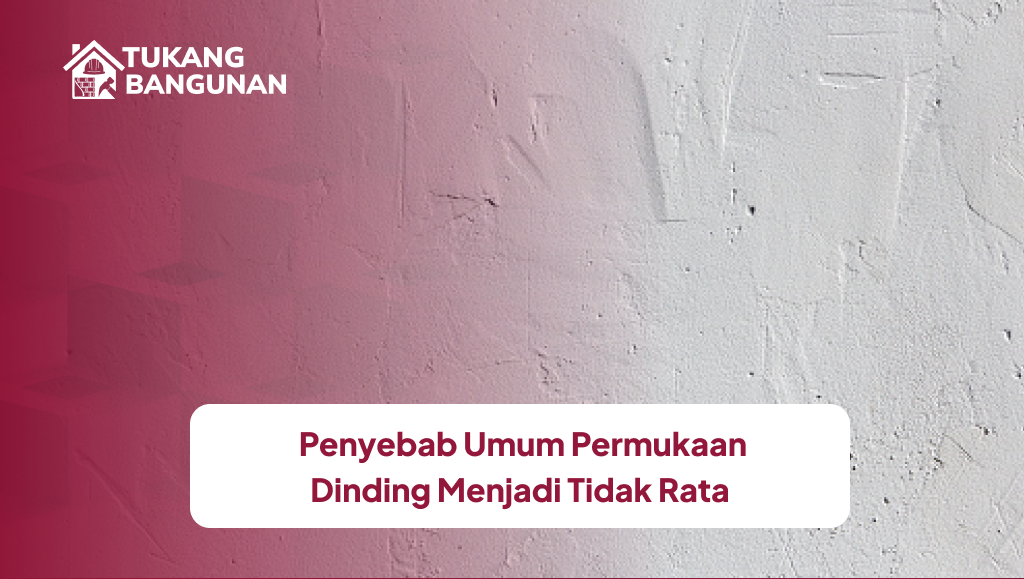 Penyebab Umum Permukaan Dinding Menjadi Tidak Rata