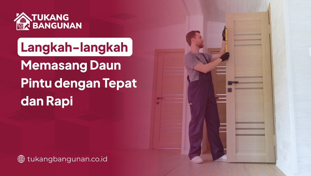 Cara Pasang Daun Pintu