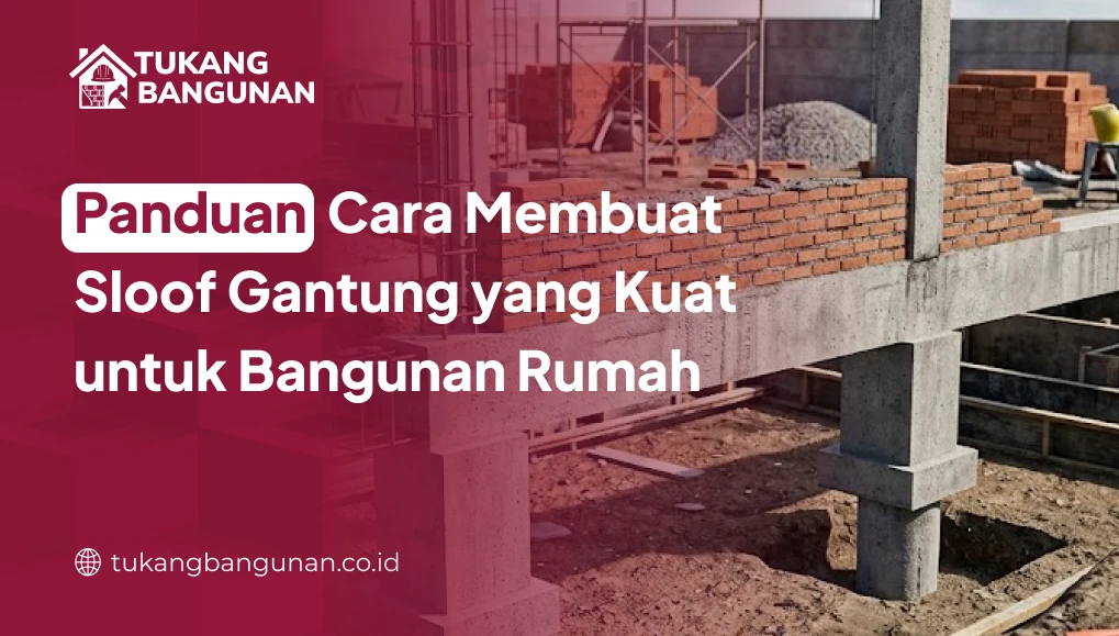 Panduan Cara Membuat Sloof Gantung yang Kuat untuk Bangunan Rumah