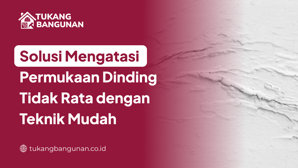 Solusi Mengatasi Permukaan Dinding Tidak Rata dengan Teknik Mudah