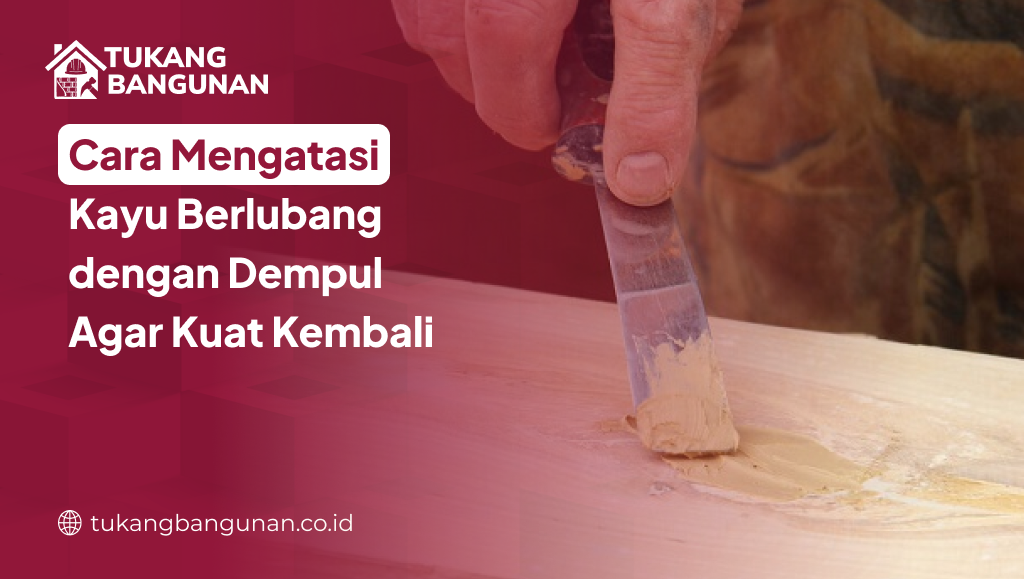 Cara Mengatasi Kayu Berlubang dengan Dempul Agar Kuat Kembali