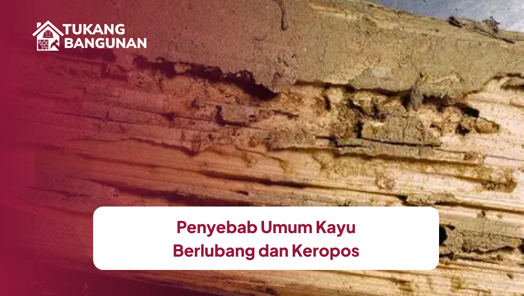 Penyebab Umum Kayu Berlubang dan Keropos