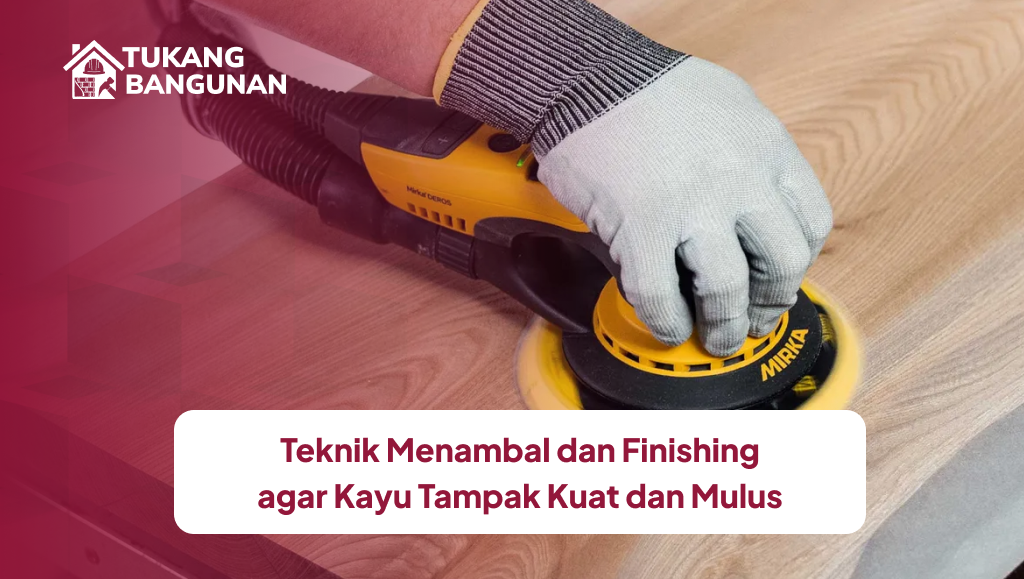 Teknik Menambal dan Finishing agar Kayu Tampak Kuat dan Mulus