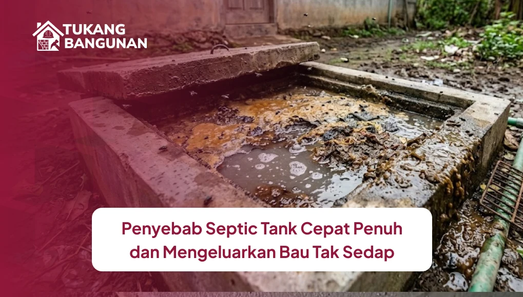 Penyebab Septic Tank Cepat Penuh dan Mengeluarkan Bau Tak Sedap