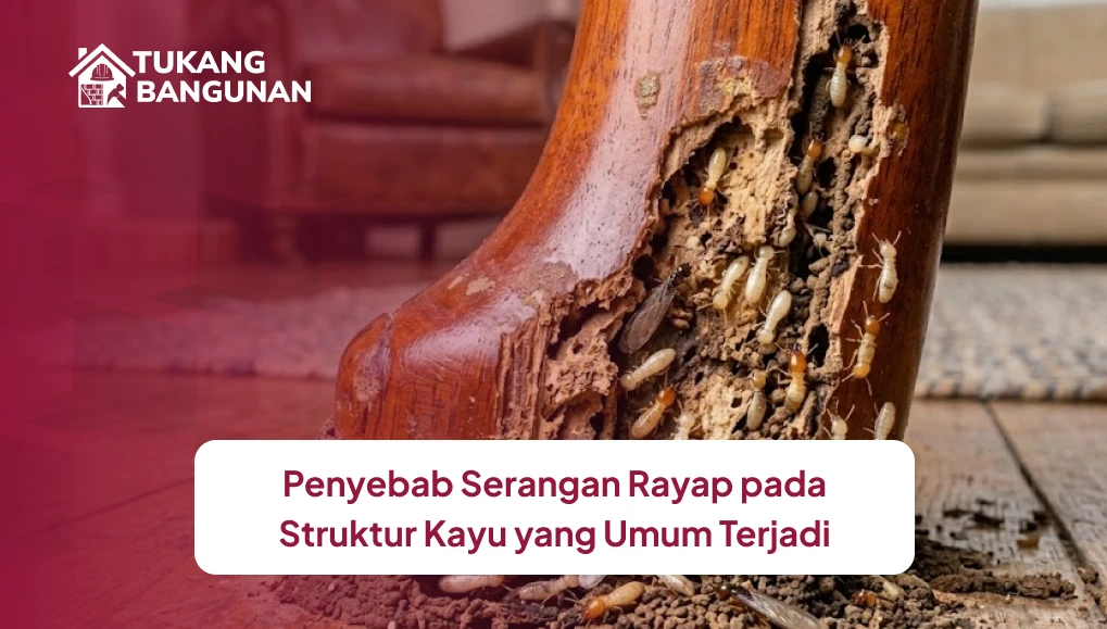 Penyebab Serangan Rayap pada Struktur Kayu yang Umum Terjadi