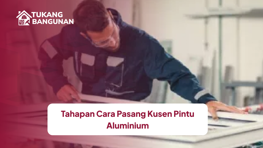 Tahapan Cara Pasang Kusen Pintu Aluminium