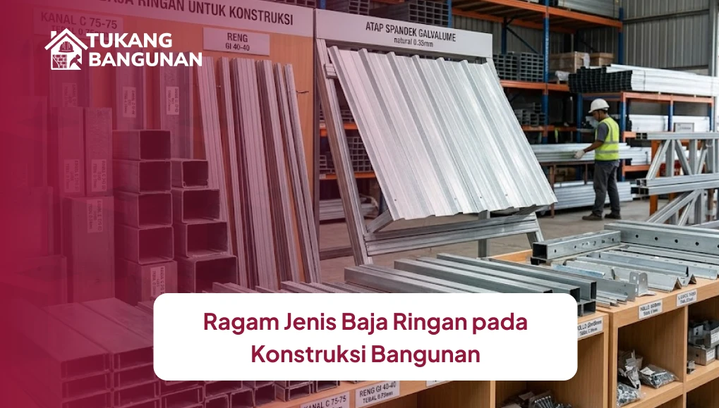 Ragam Jenis Baja Ringan pada Konstruksi Bangunan