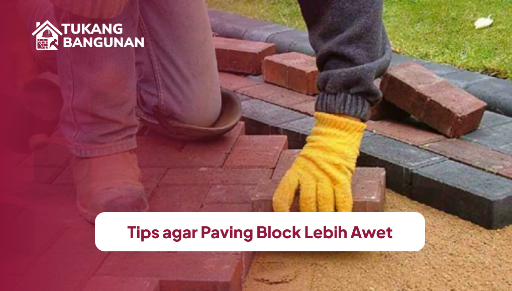 Tips agar Paving Block Lebih Awet