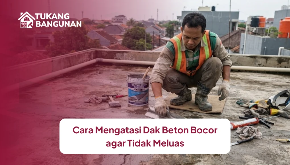 Cara Mengatasi Dak Beton Bocor agar Tidak Meluas