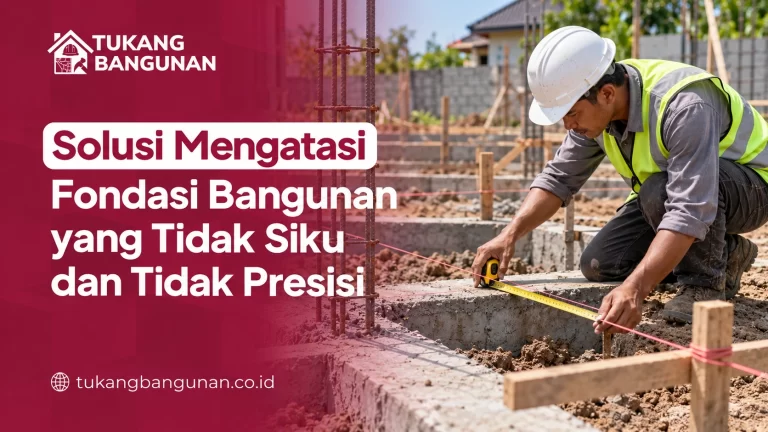 Solusi Mengatasi Fondasi Bangunan yang Tidak Siku dan Tidak Presisi