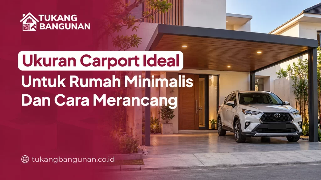 Ukuran Carport Ideal Untuk Rumah Minimalis Dan Cara Merancang
